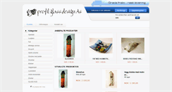 Desktop Screenshot of profilglassdesign.no