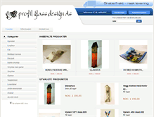 Tablet Screenshot of profilglassdesign.no